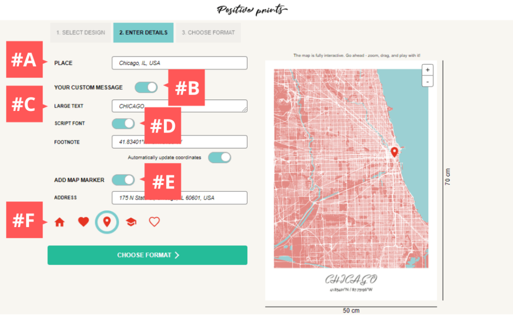 L Minas De Mapas De Ciudades Personalizadas Cree Una Decoraci N De