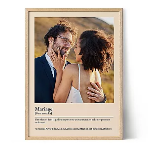 Affiche de Définition du Mariage