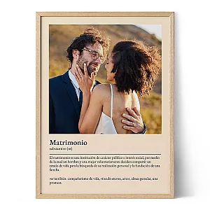 Póster de Definición del Matrimonio