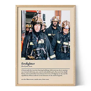 Firefighters Definition Poster