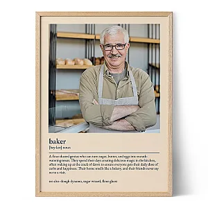 Baker Definition Poster