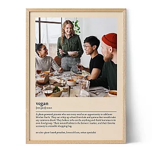 Vegan Definition Poster