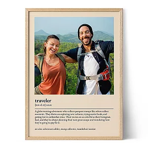 Traveler Definition Poster