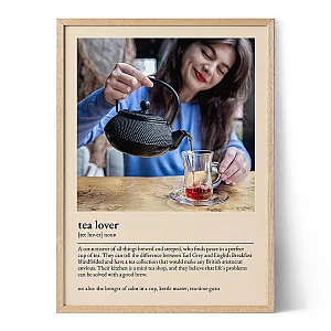 Tea Lover Definition Poster