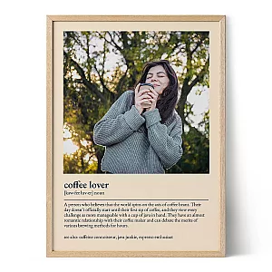 Coffee Lover Definition Poster