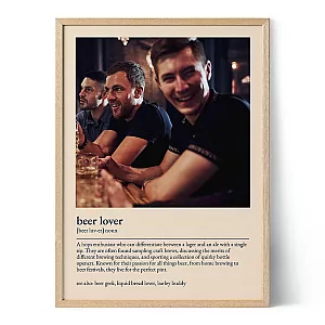 Beer Lover Definition Poster