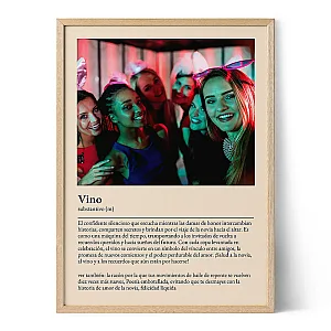 Cartel Definición del Vino