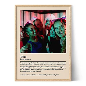 Poster Definizione di Vino