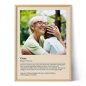 Oma Definition Poster
