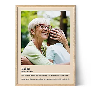 Babcia Plakat z Definicja