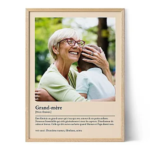 Affiche Définition de Grand-mère