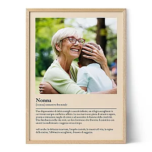 Poster Definizione di Nonna