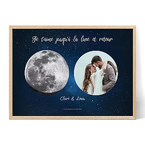 Phase de Lune de la Nuit de Mariage avec Photo