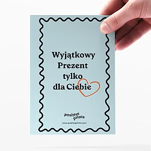 Karta Podarunkowa — personalizowany plakat artystyczny