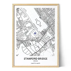 Chelsea FC Stamford Bridge Stadium Map