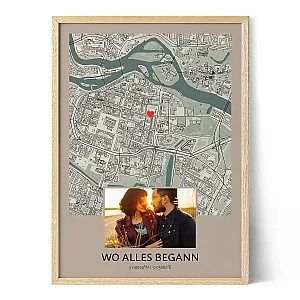 Wo alles begann – Karte mit Foto 1