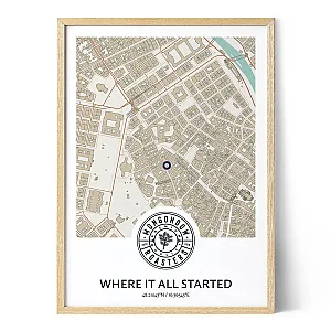 Personalized Business Location Map 1
