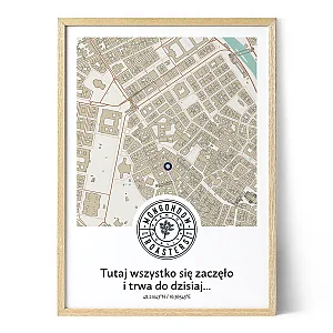 Personalizowana Mapa z Adresem Firmy 1