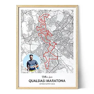 Packshot_IT_Stampa con Mappa personalizzata di una Maratona