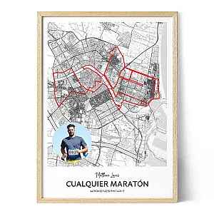 Packshot_ES_Póster del Mapa de Una Maratón