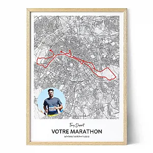 Packshot_FR_Poster de parcours de Marathon personnalisé