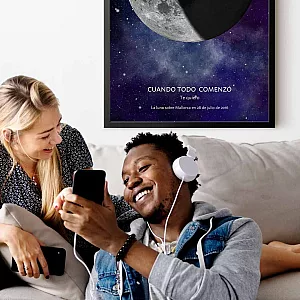 cuadro de luna