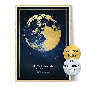Packshot_PL_Złocony-plakat-z-fazą-Księżyca-na-okrągłe-urodziny