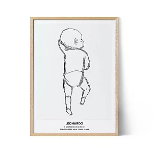 poster nascita personalizzati