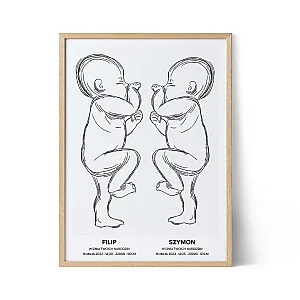 metryczka dla bliźniaków