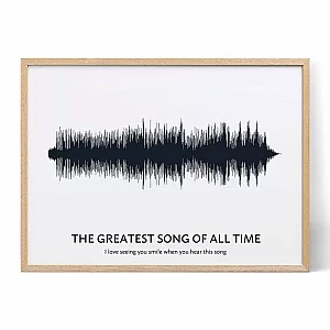 personalized soundwave art