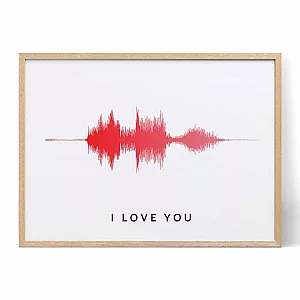 i love you soundwave art