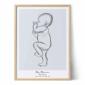 Moje Maleństwo — personalizowany plakat artystyczny