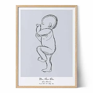 Mon Petit Bébé — affiche artistique personnalisée