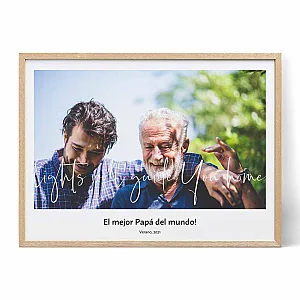 Regalo fotográfico para papá