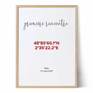 Coordonnées De l'Endroit Où Nous Sommes Rencontrés