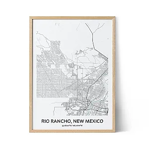 Rio Rancho city map poster