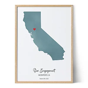 Watercolor Engagement Map