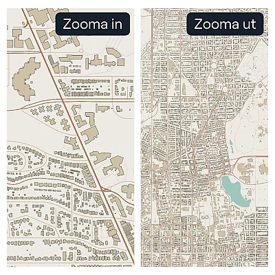 City Map zoom