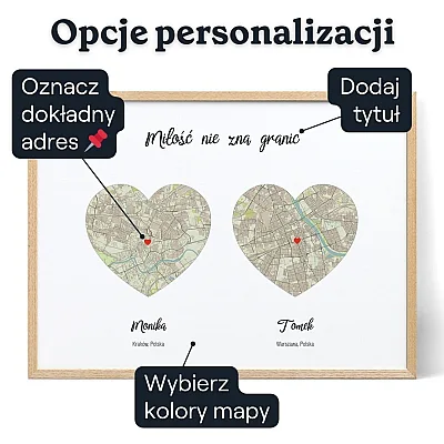 Personalizowana Podwójna Mapa