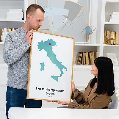 Mappa acquerellata del nostro primo appuntamento