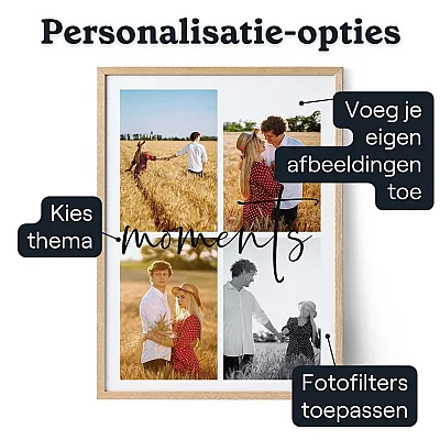 Gepersonaliseerde 4-foto-collage