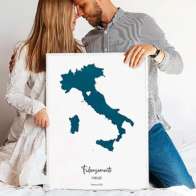 Poster Mappa Acquerellata d’Impegno