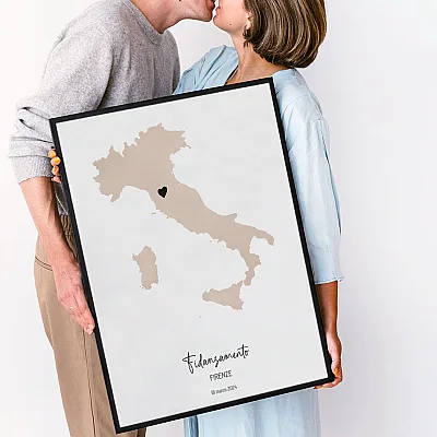 Mappa Acquerellata d’Impegno Regalo