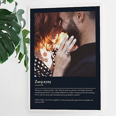 Plakat Definicja Zaręczyn