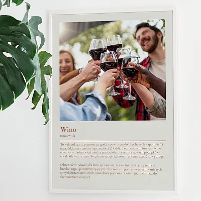 Wino Plakat z Definicją-2