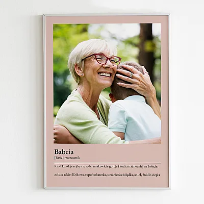 Babcia Plakat z Definicja-3