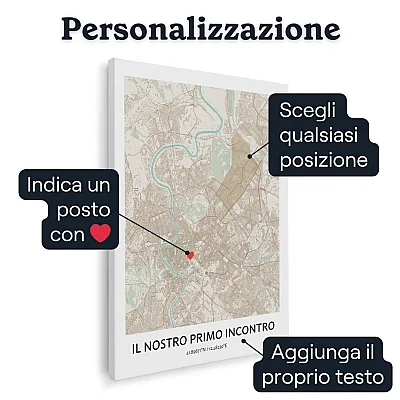 Personalizzazione della tela della mappa