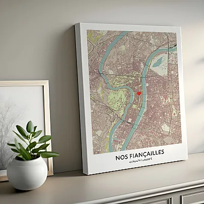 Toile de Carte de Fiançailles-3