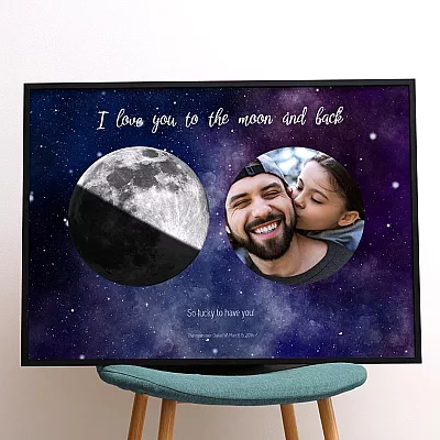 Dad's Special Moon with Photo