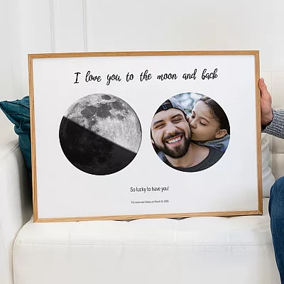 Dad's Special Moon with Photo